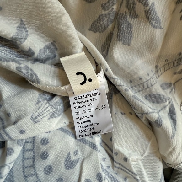 Commense Black and White Patterned Maxi Dress - Picture 7 of 7